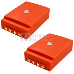 2 Bater�as para ABB-HBC FuB 05 XL BA225030 | 6V 2.200 mAh